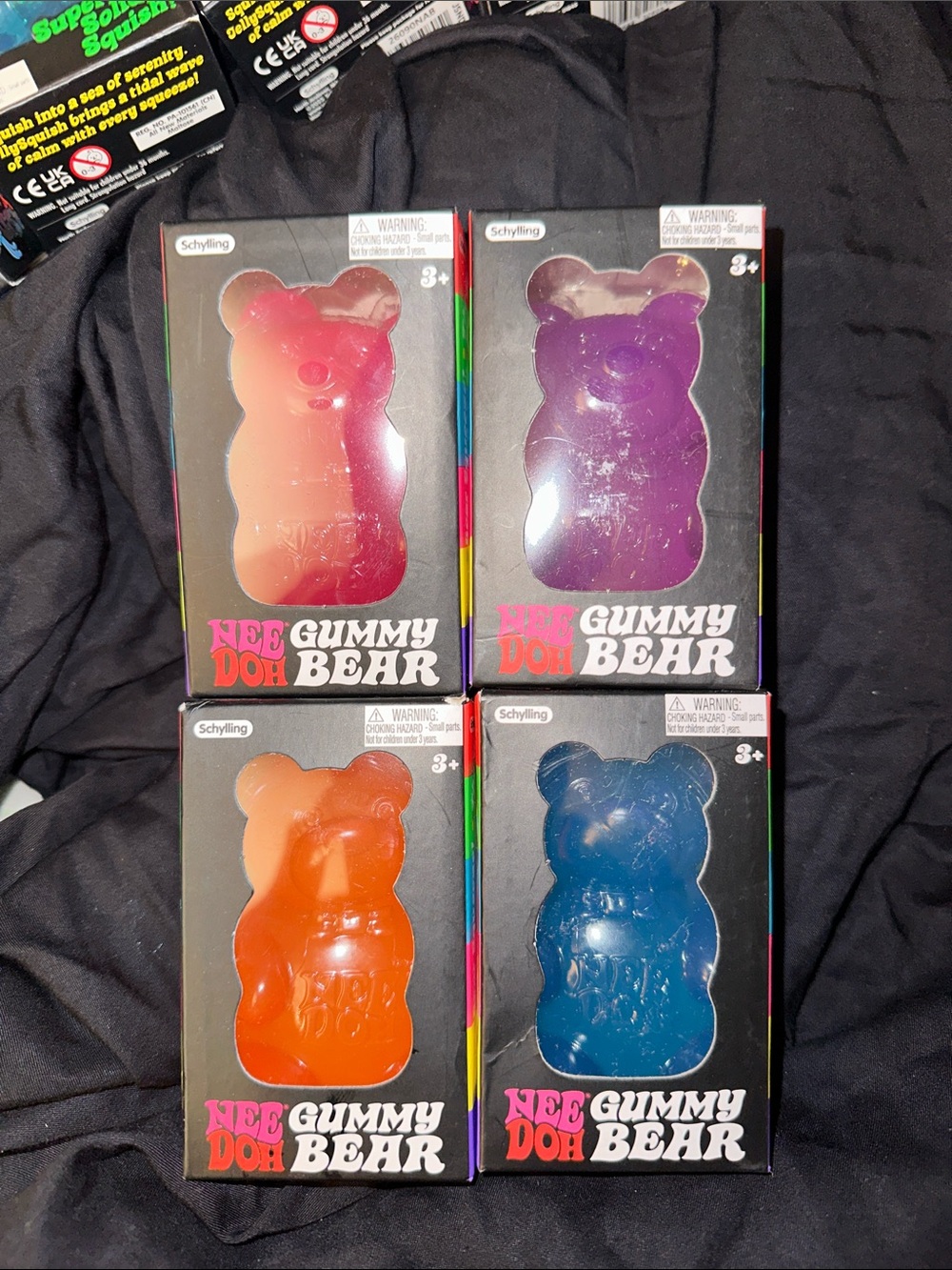 The original NeeDoh Gummy Bear, squishy gummy bear sensory toy from Schylling